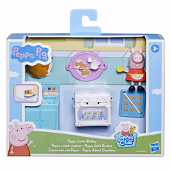 Peppa Pig Peppa’s Club Peppa Loves Baking Themed Preschool Toy, Includes 1 Figures and 5 Accessories, for Ages 3 and Up