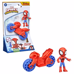 Hasbro Marvel Spider-Man with Moto Spidey Red and Blue