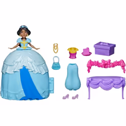 Disney Princess Secret Styles Surprise-Doll Playset with Accessories - Jasmin