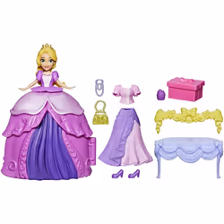 Disney Princess Secret Styles Fashion Surprise Rapunzel, Fashion doll, Female, 4 yr(s), Girl, 84 mm, Multicolour