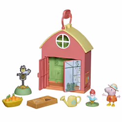 Peppa's Garden Shed Playset Pre-school Toy; Includes 1 Figure, 5 Accessories, Carry Handle; Ages 3 and Up