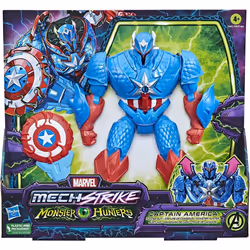 Hasbro Marvel Avengers Mech Strike Monster Hunter Captain America Hunter Suit Toys