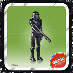 Star Wars Retro Collection Imperial Death Trooper Collectible Action Figure - Additional view 6
