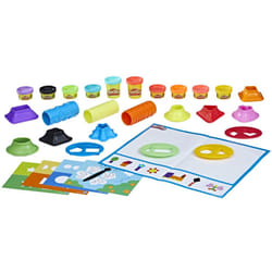 Play-Doh Shapes and Colors Set  5 Activity Playmats  15 Tools & 10 Cans of Assort. Colors  Back to School Classroom Supplies  Preschool Toys  Ages 2+