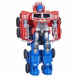 Transformers : Rise of the Beasts Smash Changer Optimus Prime, 6 yr(s), Plastic, Blue, Grey, Red