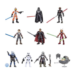 STAR WARS Mission Fleet 2.5-Inch-Scale Action Figure 10-Pack  19 Accessories  with Darth Vader  Luke Skywalker and Grogu  Ages 4 and Up (Amazon Exclus