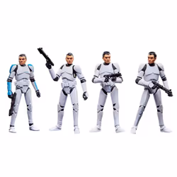 Star Wars 3.75 Inch Action Figure 4-Pack | Phase I Clone Troopers
