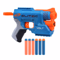 Elite 2.0 Volt SD-1 Blaster, 6 Nerf Elite Darts, Light Beam Targeting, Dart Storage, Tactical Rails