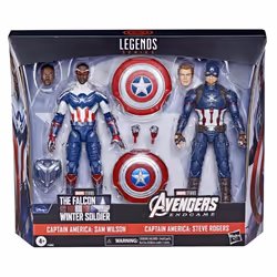 Marvel Legends Captain America: Steve Rogers & Sam Wilson