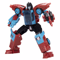 Transformers Legacy Deluxe Autobot Pointblank and Autobot Peacemaker, 8 yr(s), Blue, Red