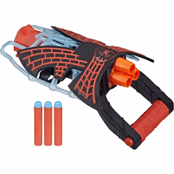 Nerf Marvel Spider-Man Across the Spider-Verse Miles Morales Tri-Shot Blaster, Toy blaster, 5 yr(s), 99 yr(s), 340 g