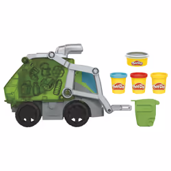 Play-Doh Wheels Dumpin' Fun 2-in-1 Garbage Truck, Children's dough machine, 3 yr(s), Non-toxic, Multicolour