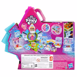 My Little Pony Mini World Magic Epic Mini Crystal Brighthouse Toy - Playset with 5 Collectible Figures, Kids Ages 5+