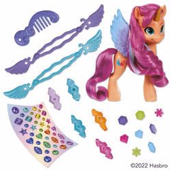 My Little Pony Ribbon Hairstyles Sunny Starscout, 5 yr(s), Multicolour