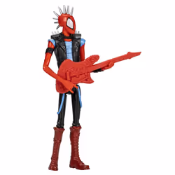 Marvel Spider-Man : Across the Spider-Verse Spider-Punk Toy, 6-Inch-Scale Action Figure with Accessory, Toy for Kids Ages 4 a ...