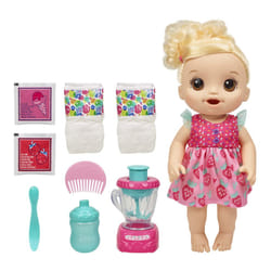 Baby Alive Magical Mixer Baby Doll, Strawberry Shake, Doll with Toy Bl