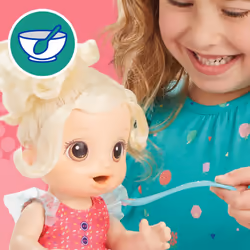 Baby Alive Magical Mixer Baby Doll, Strawberry Shake, Doll with Toy Bl