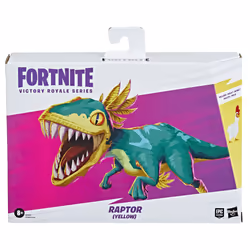 Fortnite Raptor (Yellow) Collectible Action Figure with, 6-inch
