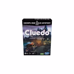 Hasbro Gaming, Cluedo Board Game Treachery at Tudor Mansion, Cluedo Escape Room Game, Cooperative Family Board Game, Mystery  ...