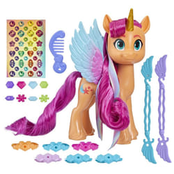 My Little Pony Toys: Make Your Mark Sunny Starscout Ribbon Hairstyles  6-Inch Orange Pony Toy  Toys for 5 Year Old Girls and Boys and Up  with Hair St