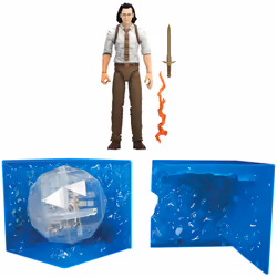 Marvel Legends Series Tesseract Electronic Role Play Accessory & Loki Figure