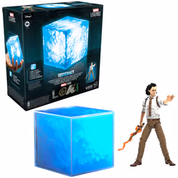 Marvel Legends Series Tesseract Electronic Role Play Accessory & Loki Figure