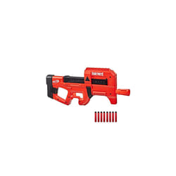 Fortnite Compact SMG Motorized Dart Blaster, Ultra Red Wrap, 8-Dart Internal Clip, Includes 8 Nerf Elite Foam Darts
