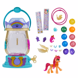 My Little Pony : A New Generation Movie Sparkle Reveal Lantern Sunny Starscout - Light Up Toy with 25 Pieces, Surprises, Acti ...