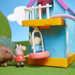 Peppa Pig Peppa’s Club Peppa’s Kids-Only Clubhouse Preschool Toy; Sound Effects; 2 Figures, 7 Accessories; Ages 3 and Up