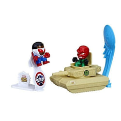 Marvel Avengers Superhero Stunt Squad Figures - Captain America Vs Red Skull