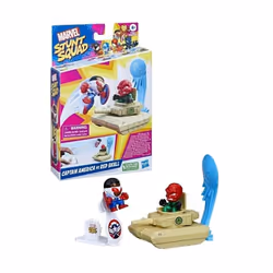 Marvel Avengers Superhero Stunt Squad Figures - Captain America Vs Red Skull