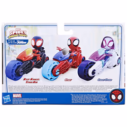 Marvel Spidey and His Amazing Friends, Spidey Action Figure & Toy Motorcycle, Kids 3 and Up - Additional view 5