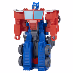 Transformers Earthspark 1-Step Flip Changer Optimus Prime, 6 yr(s), Plastic, Blue, Red, Silver, 44 g