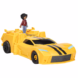Transformers Toys EarthSpark Spin Changer Bumblebee & Mo Malto