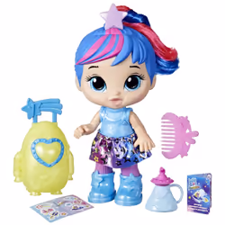 Baby Alive Star Besties Doll, Stellar Skylar, 8-inch Space-Themed Doll for 3 Year Old Girls and Boys and Up, Accessories