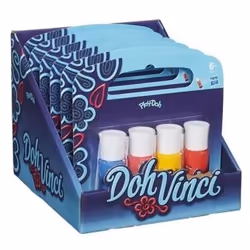 Hasbro DohVinci 4 Pack Refill, Modeling dough, 4 pc(s), 4 colours, 6 yr(s), Girl