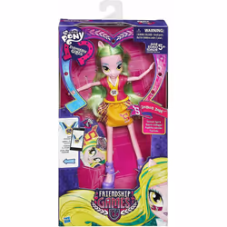 My Little Pony Equestria Friendship Game Lemon Zest School Spirit Doll