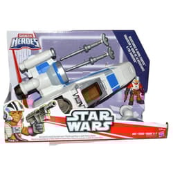 Disney Playskool Heroes Toy - Star Wars Galactic Heroes - Poe's X-Wing Fighter with Figure