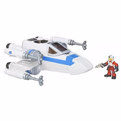 Disney Playskool Heroes Toy - Star Wars Galactic Heroes - Poe's X-Wing Fighter with Figure