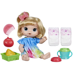 Baby Alive Fruity Sips Doll, Apple, Blonde Hair