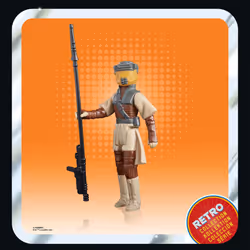 STAR WARS Retro Collection Princess Leia Organa (Boushh)  Return of The Jedi 3.75-Inch Collectible Action Figures  Ages 4 and Up