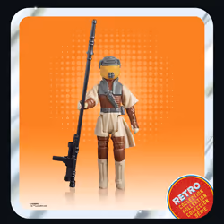 STAR WARS Retro Collection Princess Leia Organa (Boushh)  Return of The Jedi 3.75-Inch Collectible Action Figures  Ages 4 and Up