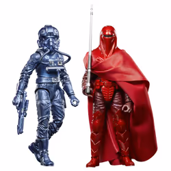 Star Wars The Black Series Carbonized Collection Emperor’s Royal Guard & TIE Pilot, : Return of the Jedi 6-Inch Action Figure ...