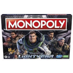 Monopoly: Disney and Pixar's Lightyear Edition Board Game Families and Kids, Family Board Games, Gifts Kids 8+, Multicolor