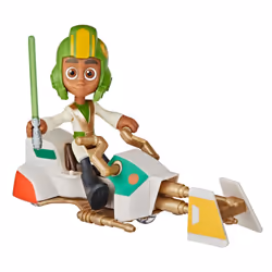 Star Wars Kai Brightstar Figure & Speeder Bike, Toys, Preschool Toys (4"-Scale), Vehicle, Young Jedi Adventures, 3 yr(s), Pla ...