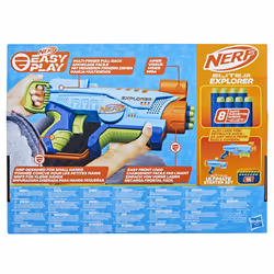 Nerf Elite Jr. Elite Jr Explorer Easy-Play Toy Blaster, Easy Hold & Load & Blast, 8 Elite Darts, For 6 Year Old Boys & Girls - Additional view 4