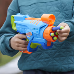 Nerf Elite Jr. Elite Jr Explorer Easy-Play Toy Blaster, Easy Hold & Load & Blast, 8 Elite Darts, For 6 Year Old Boys & Girls - Additional view 6