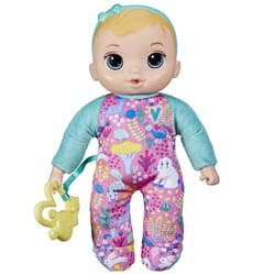 Baby Alive Soft n Cute Doll  Blonde Hair  11-Inch First Baby Dolls  Washable Soft Toys for Toddlers  for Kids  18 Months+