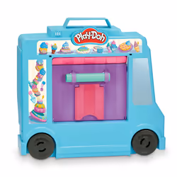 Play-Doh Kitchen Creations Ice Cream Truck Toy Playset for Kids  20 Play Kitchen Accessories  5 Colors  Preschool Toys for 3 Year Old Girls and Boys a