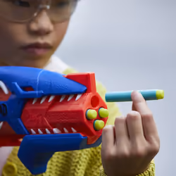 Nerf DinoSquad Terrodak, 12 Elite Darts, Dinosaur Design, 4 Dart Toy Foam Blaster for Kids Outdoor Games - Additional view 3